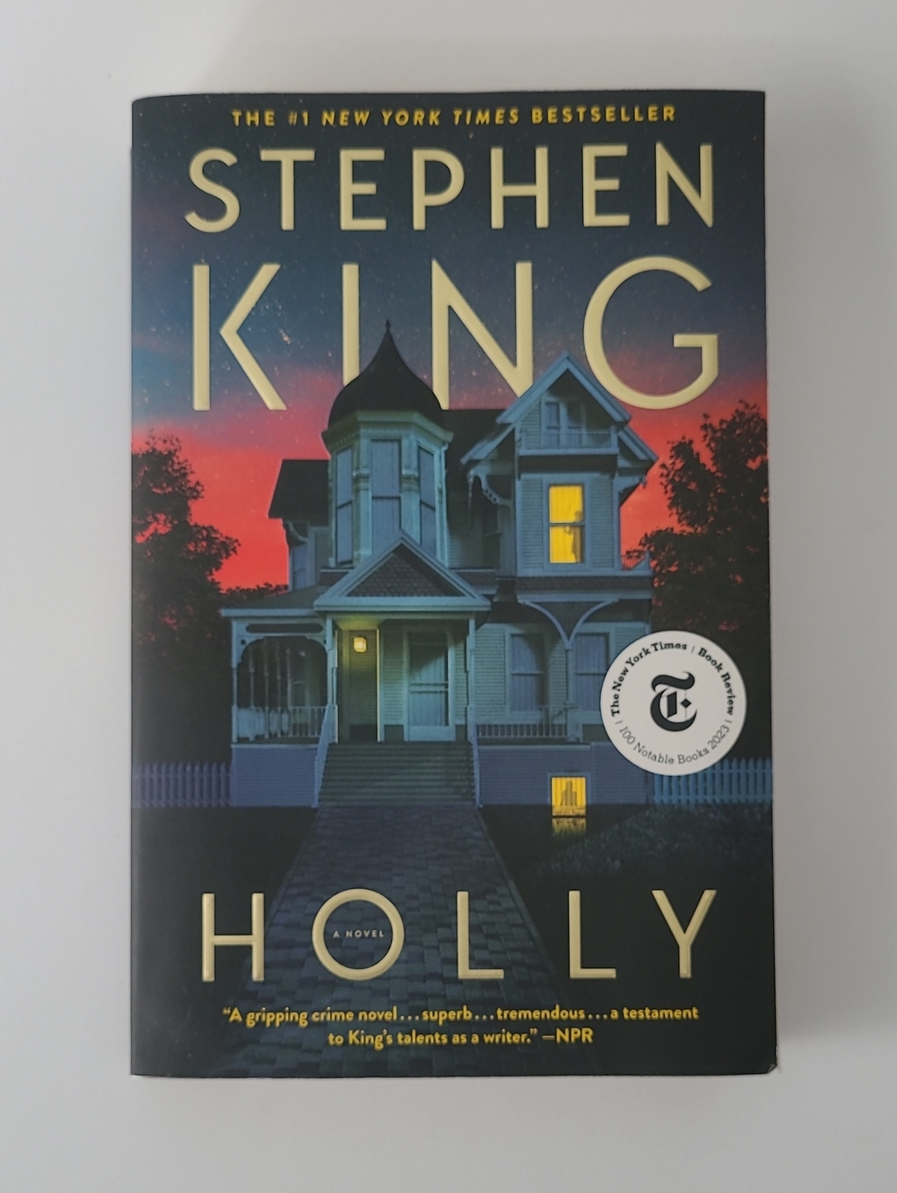 Holly by Stephen King Trade Paperback | Mystery Thriller Novel